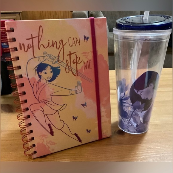 Disney: Mulan 3 piece set Mulan journey/ tall tumbler/and Mulan sticker book. - Picture 7 of 10